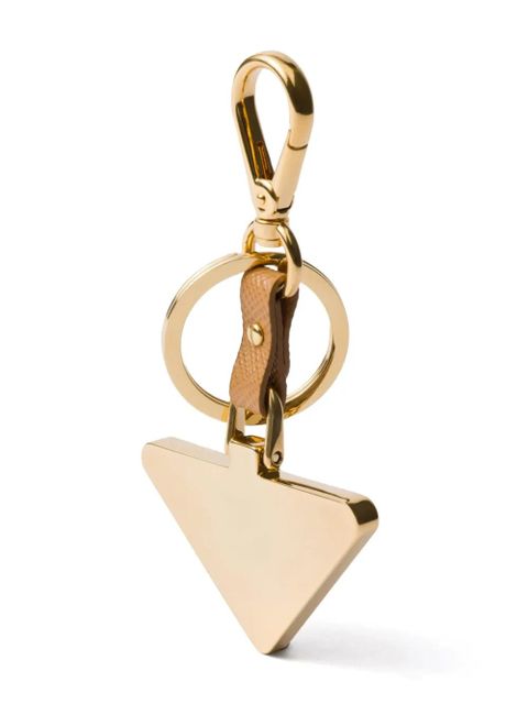 Prada leather keychain - Gold - zdjęcie produktu nr 2