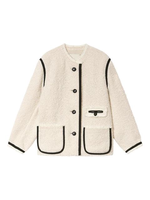 ISABEL MARANT MAYLIN button trim jacket - Neutrals - zdjęcie produktu nr 1
