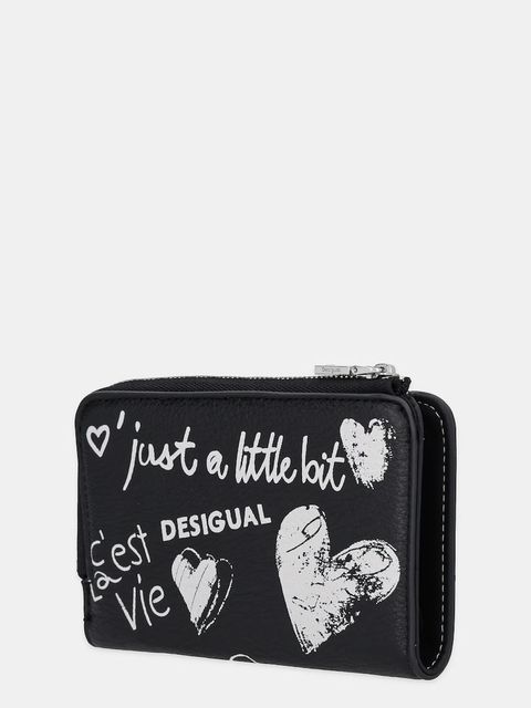 Desigual portfel SESHAT EMMA 2.0 damski kolor czarny 25WAYP44 - zdjęcie produktu nr 2