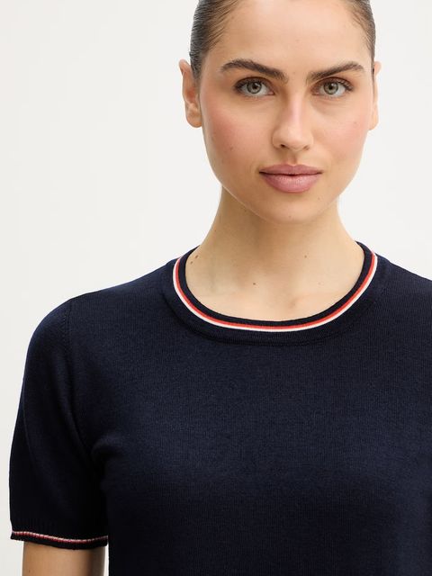 Luisa Spagnoli t-shirt wełniany Metella