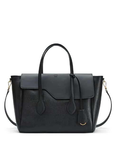 ATP Atelier large Merlara asymmetrical-flap tote bag - Black - zdjęcie produktu nr 1