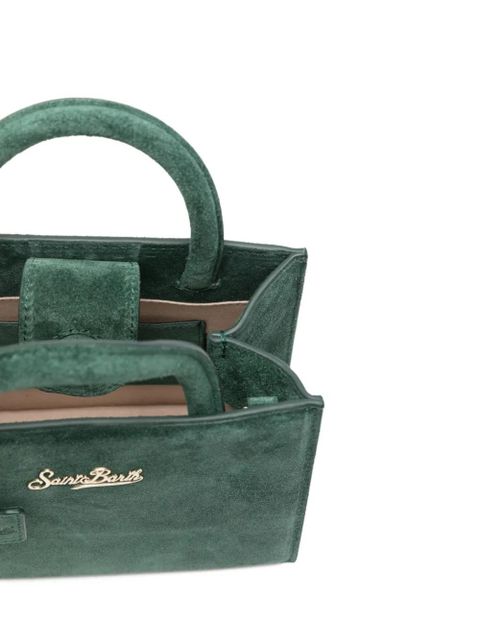 MC2 Saint Barth mini suede tote bag - Green