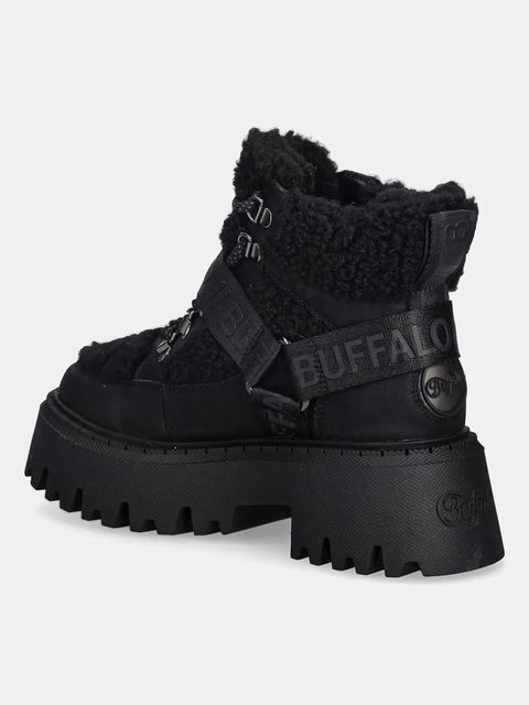 Buffalo śniegowce Aspen Com Mid Warm kolor czarny 1622593-BLK