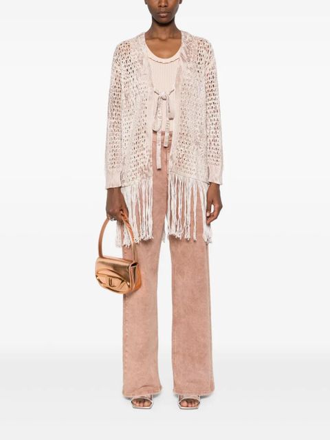 Blumarine open-knit cardigan - Neutrals