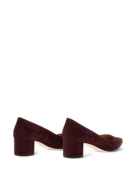 Gianvito Rossi 45mm Piper block-heel pumps - Brown