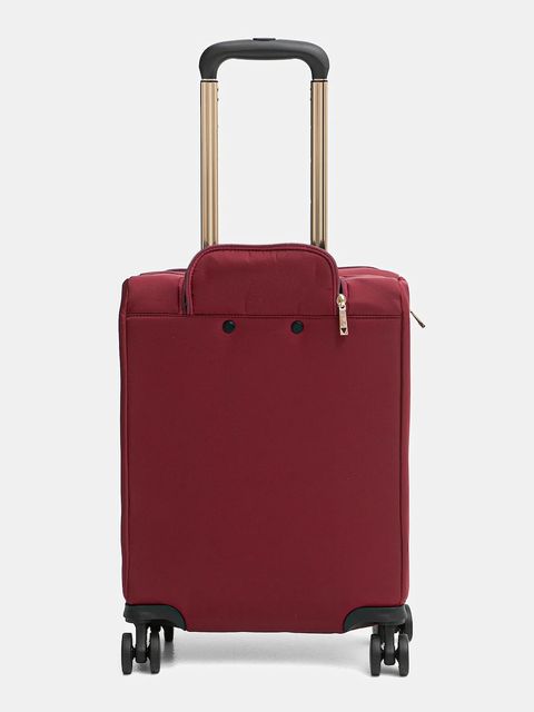 Guess walizka FOLLIE SMALL kolor czerwony TWNN96 76983 - zdjęcie produktu nr 2