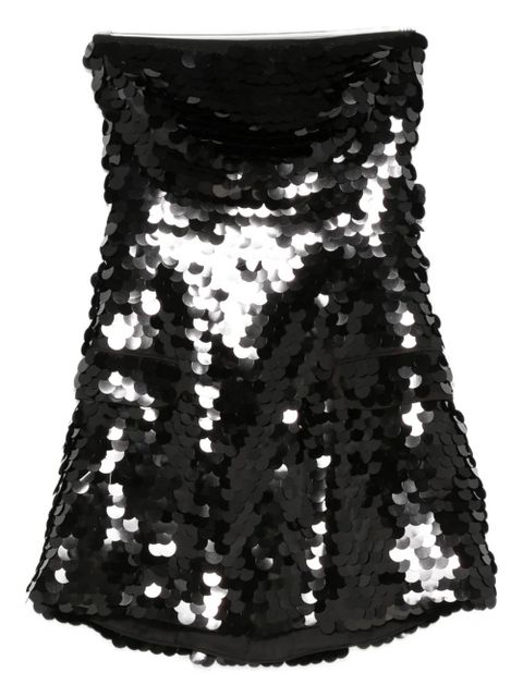 Paris Georgia Mermaid sequin-embellished mini dress - Black - zdjęcie produktu nr 2