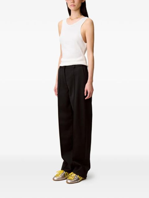 Claudie Pierlot pleated straight trousers - Black
