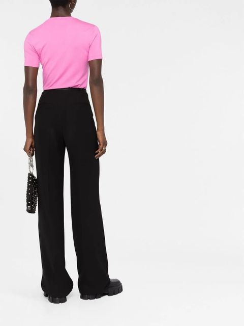 Versace slogan-print T-shirt - Pink