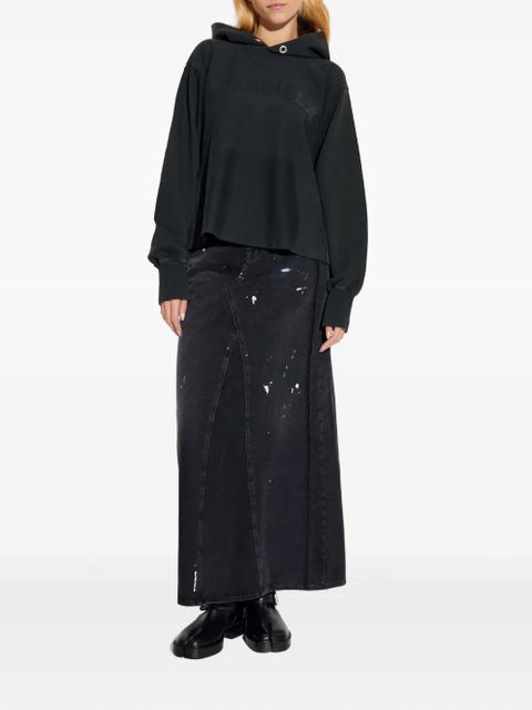 Maison Margiela logo- embroidered sweater - Black - zdjęcie produktu nr 2