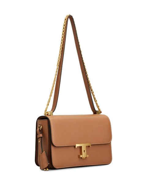 Tod's logo chain satchel - Neutrals