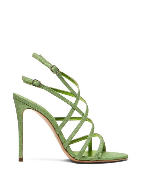 Casadei Julia caged sandals - Green - zdjęcie produktu nr 1