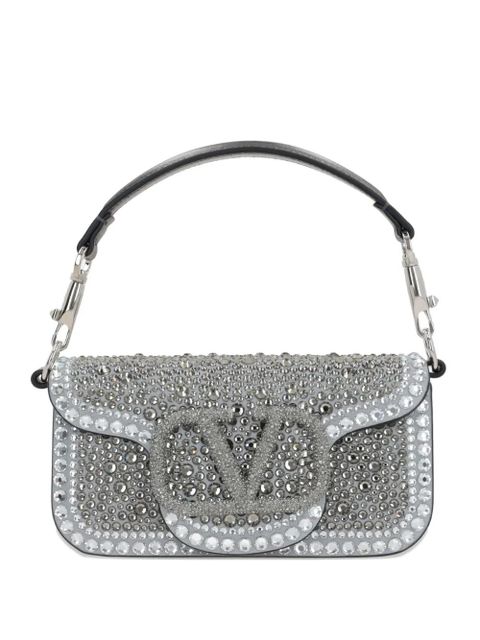 Valentino Garavani small Locò embellished shoulder bag - Silver - zdjęcie produktu nr 1