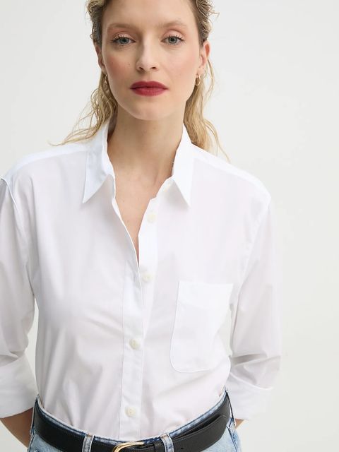 Rag & Bone koszula bawełniana damska kolor biały regular z kołnierzykiem klasycznym WAW22PA050PO50 - zdjęcie produktu nr 2