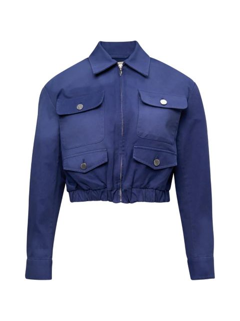 SHUSHU/TONG multi-pocket cropped jacket - Blue - zdjęcie produktu nr 1