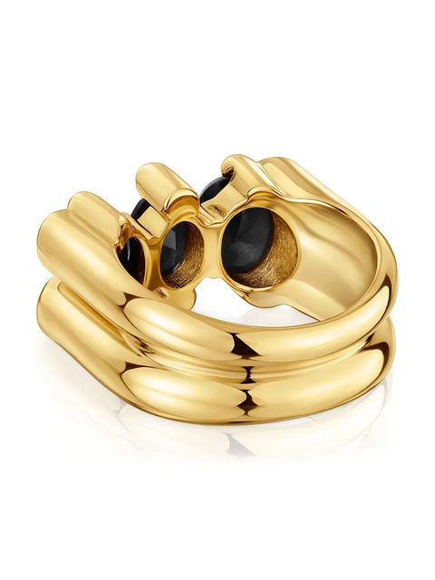 Tous pierścionek ze srebra pokrytego złotem 12 Bold Bear Gem 1004228212 - zdjęcie produktu nr 2