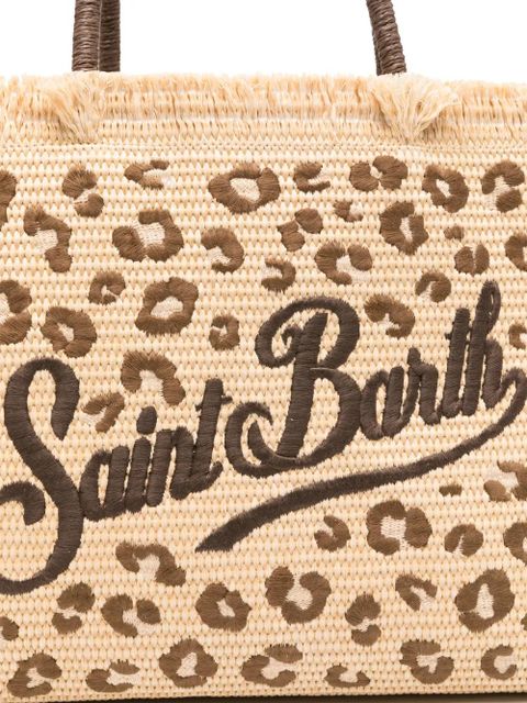 MC2 Saint Barth Colette fringed shoulder bag - Neutrals