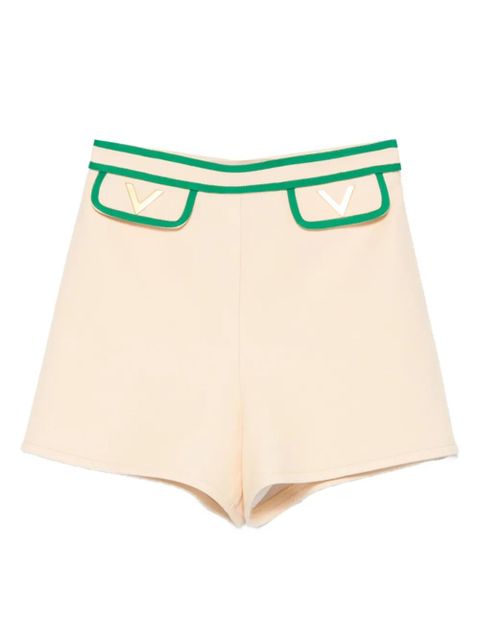 Valentino Garavani v-detail shorts - Neutrals - zdjęcie produktu nr 1