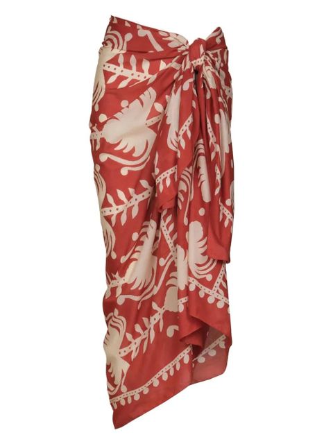 Johanna Ortiz Prismatic Flow sarong - Red - zdjęcie produktu nr 2