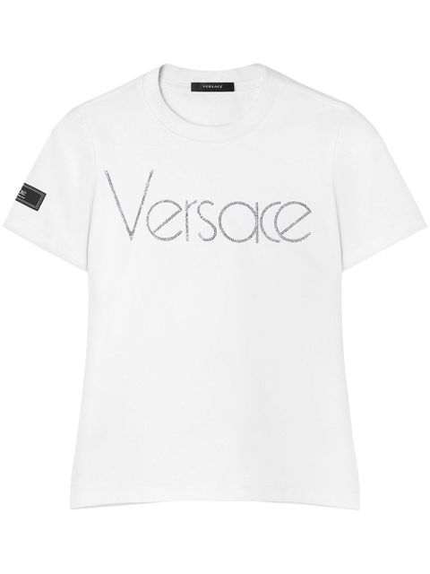 Versace Crystal 1978 logo T-shirt - White - zdjęcie produktu nr 1