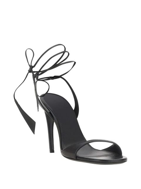 The Attico Ora tie-fastening heeled sandal - Black - zdjęcie produktu nr 2
