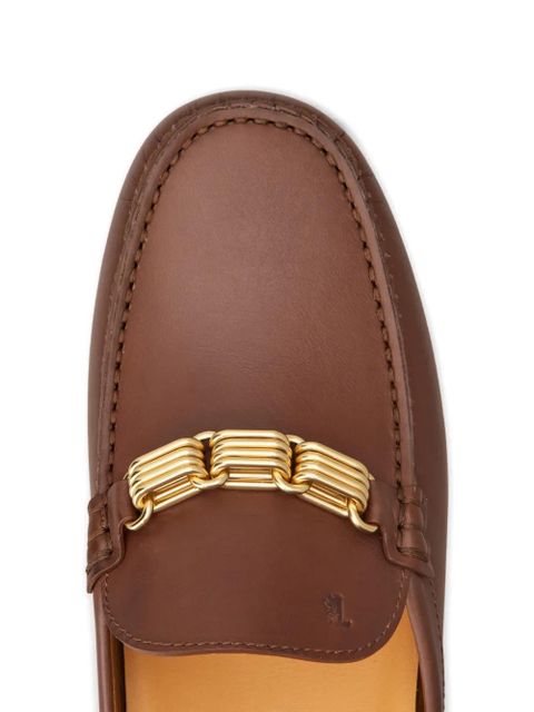 Tod's chain-embellishment mules - Brown