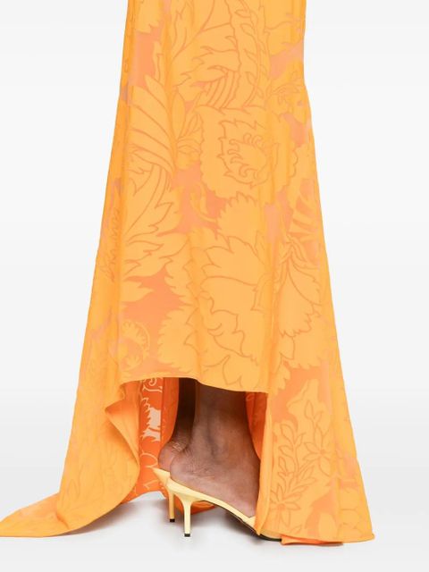 ETRO jacquard maxi dress - Orange