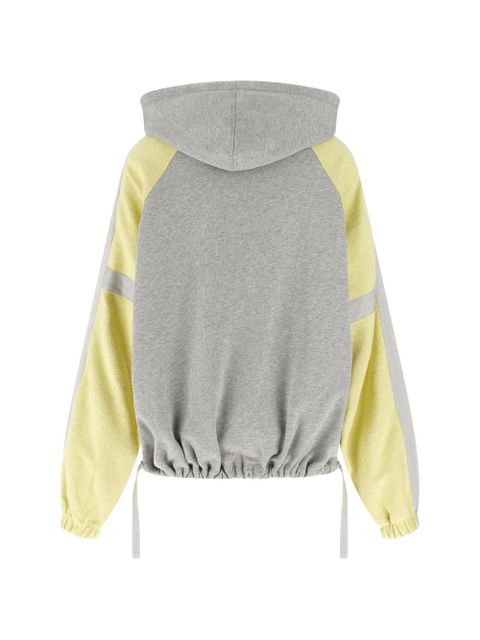 The Attico Double American fleece bomber jacket - Grey - zdjęcie produktu nr 2