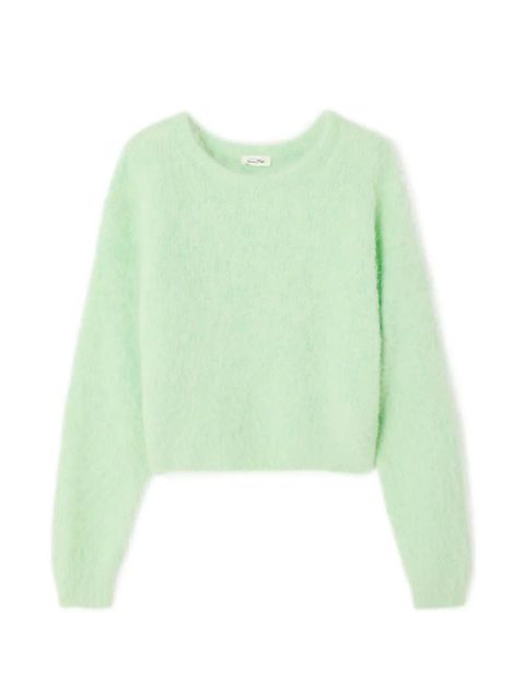 American Vintage crew-neck long-sleeve sweater - Green