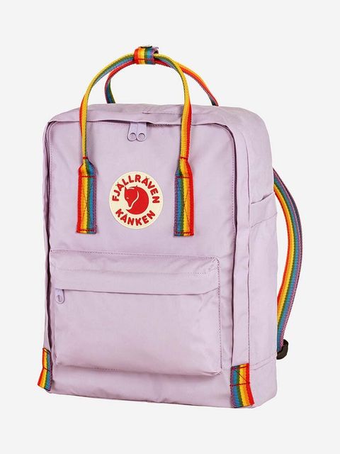 Fjallraven plecak Kanken Rainbow kolor fioletowy mały z aplikacją F23620.457.907-907 - zdjęcie produktu nr 2