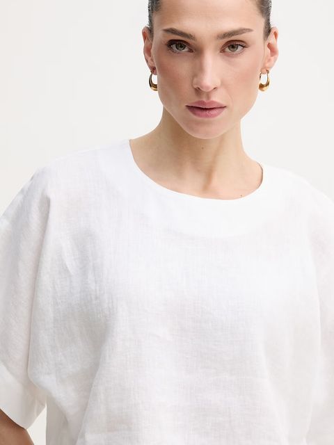 DKNY bluzka damska lniana