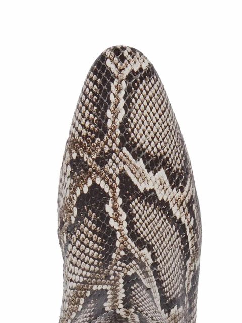 Giuseppe Zanotti Doreen snakeskin-effect boots - Brown