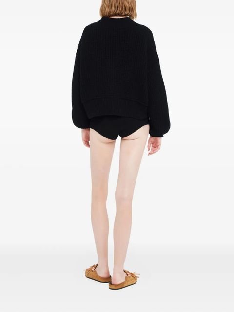 Alanui buttoned finest cardigan - Black