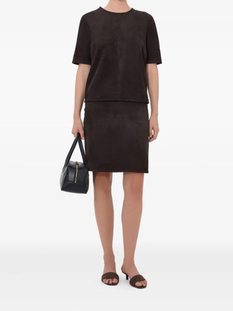 LouLou de Saison Zaida short-sleeve T-shirt - Brown