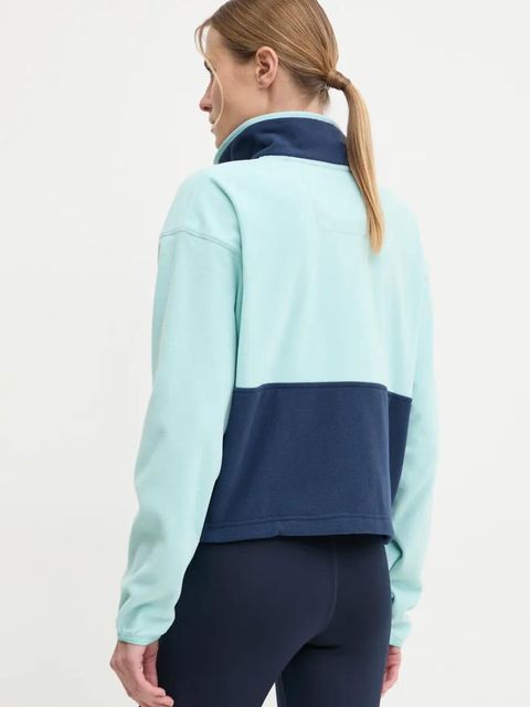Columbia bluza polarowa Backbowl II FZ Fleece kolor turkusowy wzorzysta 2092163