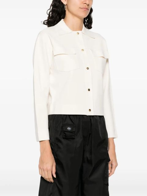 Max Mara fine-knit cardigan - White