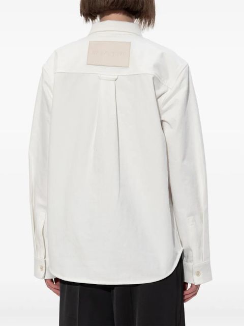 Jil Sander flap pocket shirt - White
