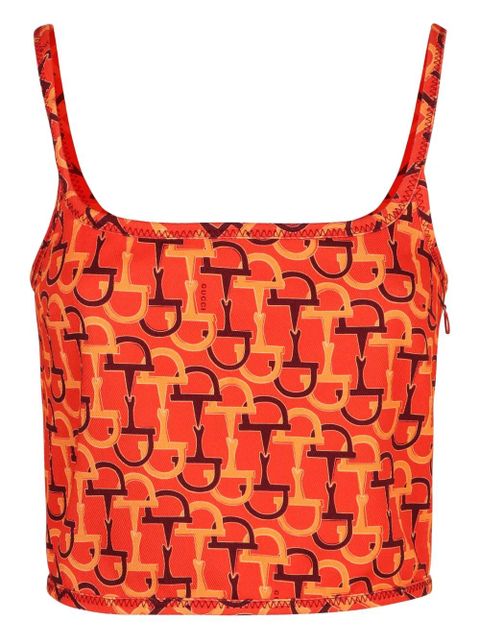 Gucci printed tank top - Orange - zdjęcie produktu nr 1