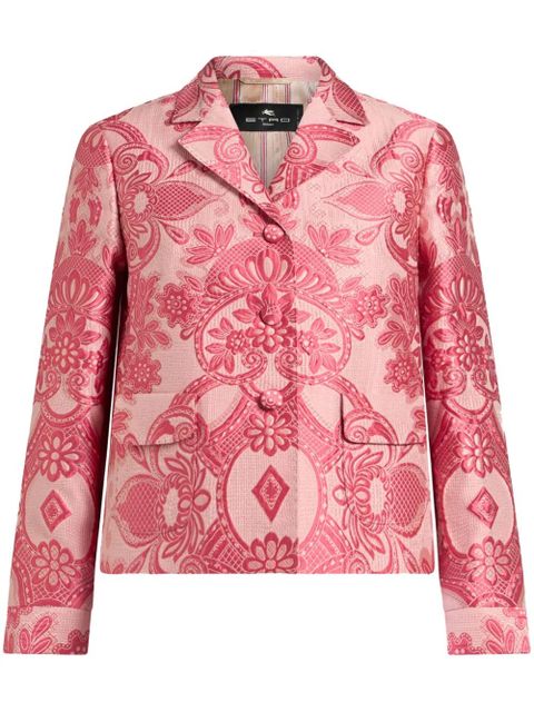 ETRO floral brocade-effect jacket - Pink - zdjęcie produktu nr 1