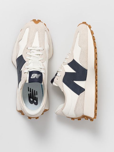 New Balance Buty 327 kolor beżowy na platformie WS327KB-075