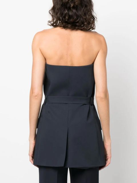 OUR LEGACY off-shoulder suit top - Blue - zdjęcie produktu nr 2