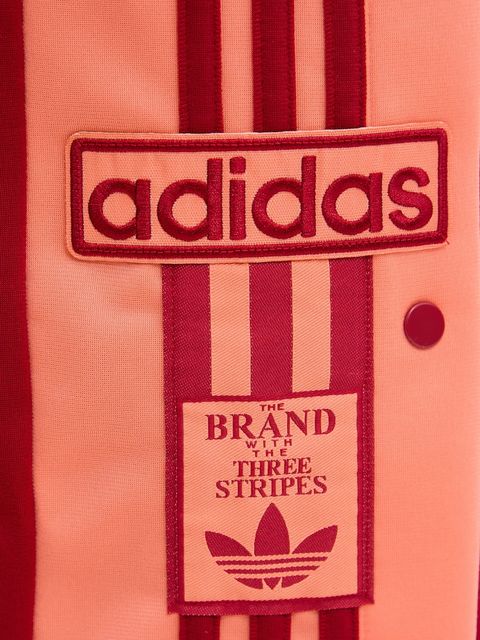 adidas Originals spodnie dresowe Adibreak damskie kolor czerwony wzorzyste JP2305