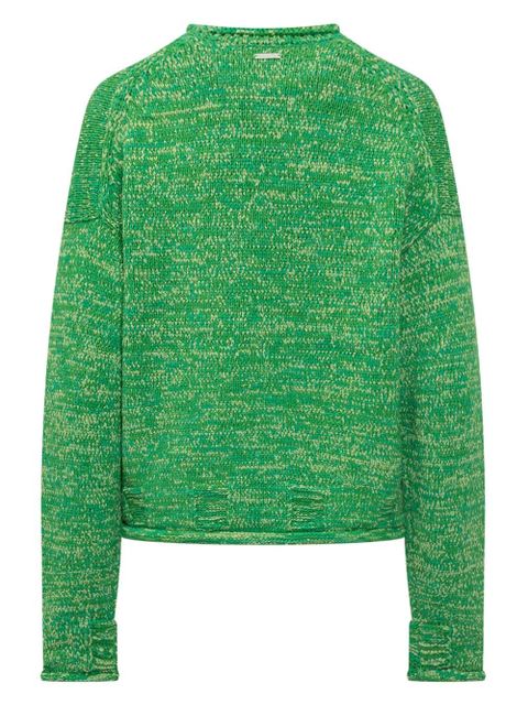 JW Anderson marl-knit sweater - Green - zdjęcie produktu nr 2