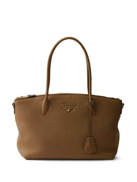Prada large logo-detail tote bag - Brown - zdjęcie produktu nr 1