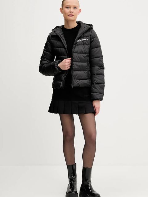 Karl Lagerfeld Jeans kurtka kolor czarny zimowa A3W15026 - zdjęcie produktu nr 2