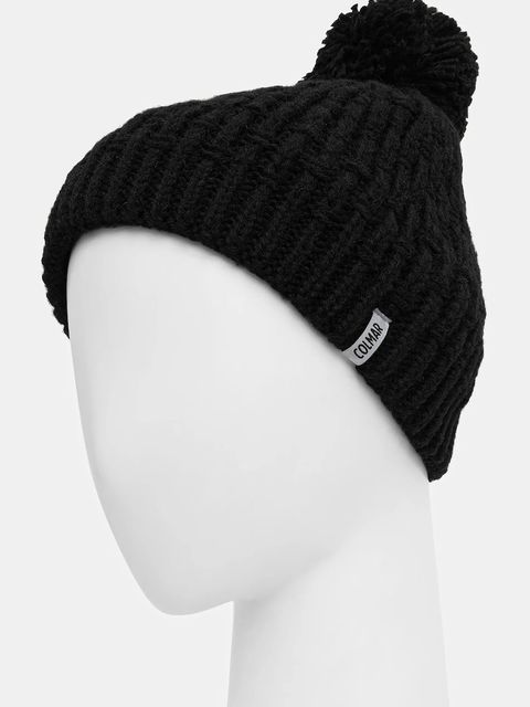 Colmar czapka z dodatkiem wełny kolor czarny 4882.9YZ - zdjęcie produktu nr 2