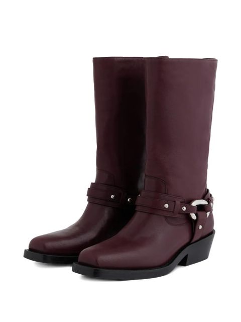 Rabanne XL Link biker boots - Red - zdjęcie produktu nr 2