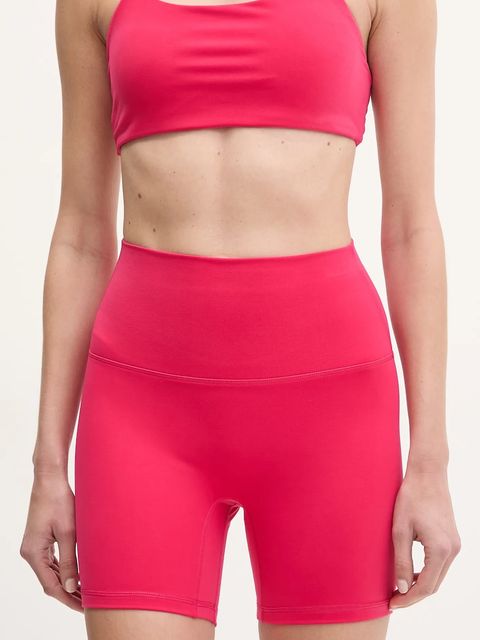 JOYINME szorty do jogi Movement kolor różowy gładkie high waist Szorty.Movement - zdjęcie produktu nr 1