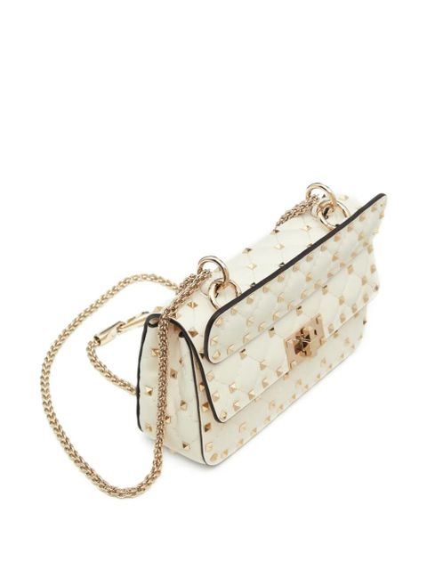 Valentino Garavani small Rockstud Spike shoulder bag - Neutrals