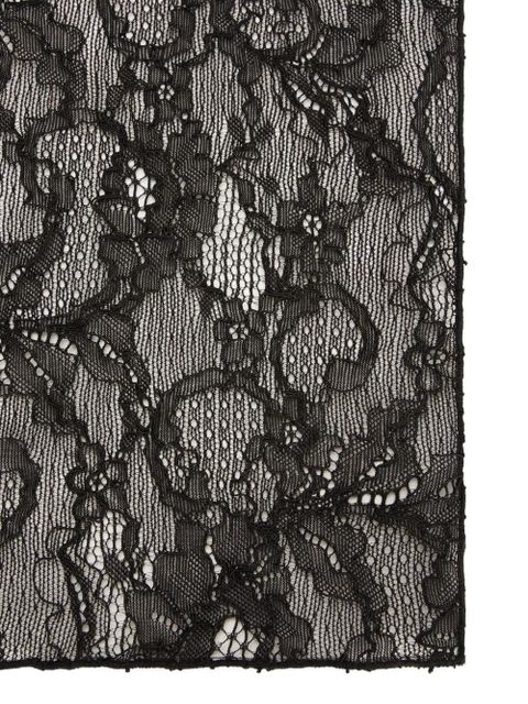 Dolce & Gabbana lace strapless maxi dress - Black